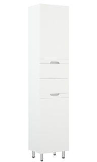 Шкаф-пенал Corozo Лея SD-00000099 с корзиной для белья 40см  Z2 белый